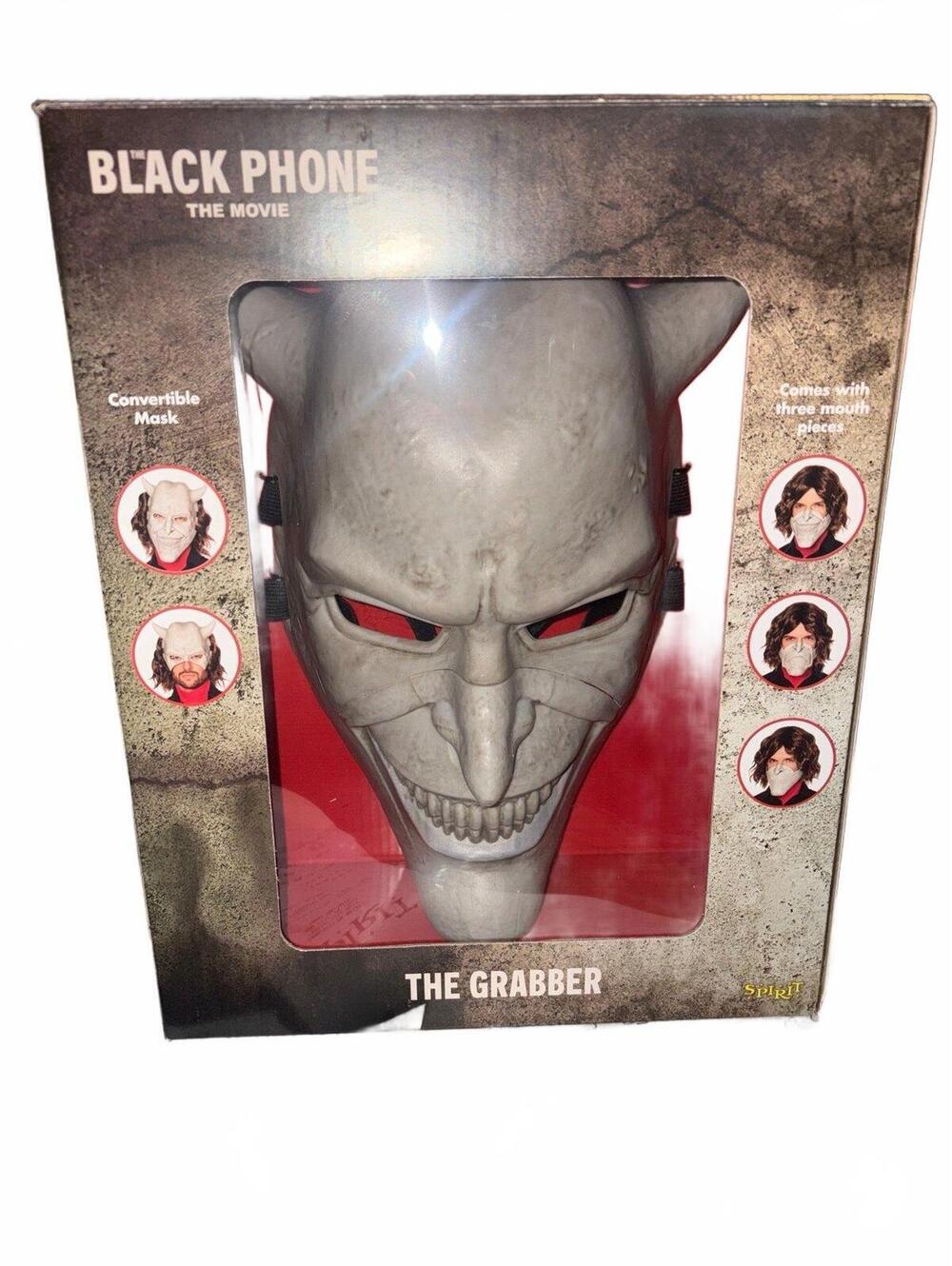 The Grabber - Half Mask - The Black Phone - Spirit Halloween Convertible Mask